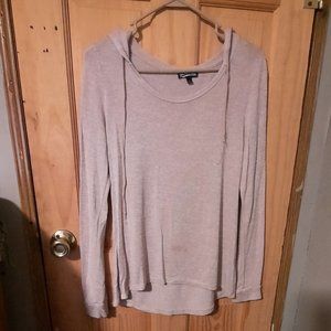 2/$6 Women's long-sleeve hooded top - small hole in front